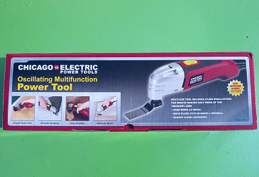 CHICAGO ELECTRIC OSCILLATING MULTIFUNCTION POWER TOOL 68303 W/ BLADE FLUSH  CUTS | eBay